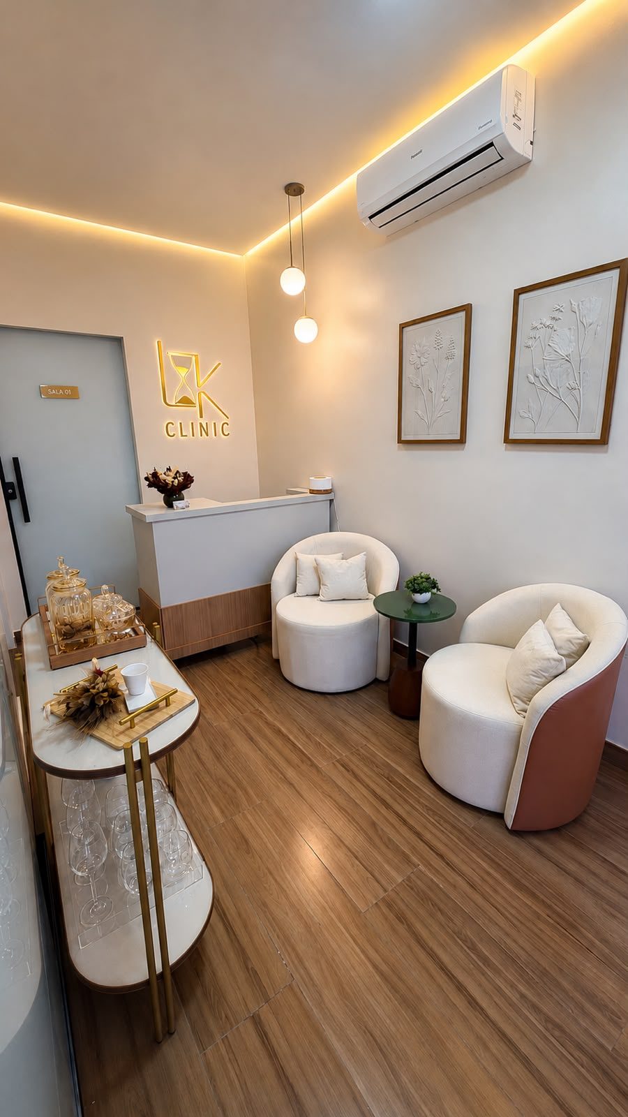 Recepção da LK Clinic
